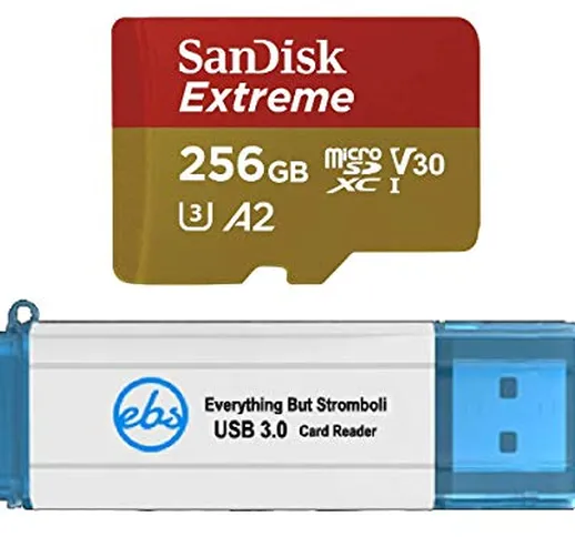 SanDisk 256GB Micro SDXC Memory Card Extreme Works with GoPro Hero 7 Black, Silver, Hero7...