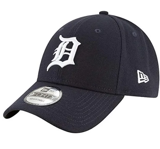 New Era Detroit Tigers Cappellino Baseball, Uomo, Blu Scuro, Taglia Unica