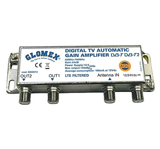 Glomex Glomex 50023/14 12-24v Amplifier One Size'