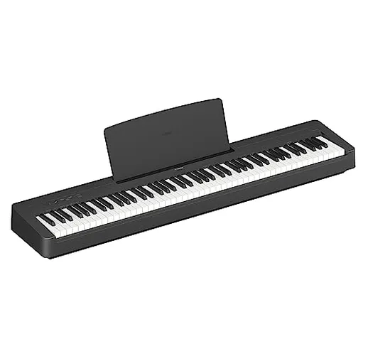 Yamaha Digital Piano P-45B Pianoforte Digitale dal Suono Acustico Autentico, Design Compat...