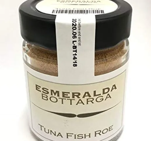 Bottarga Esmeralda Tonno grattugiato dalla Sardegna 70 g in vasetto - Caviale del Mediterr...