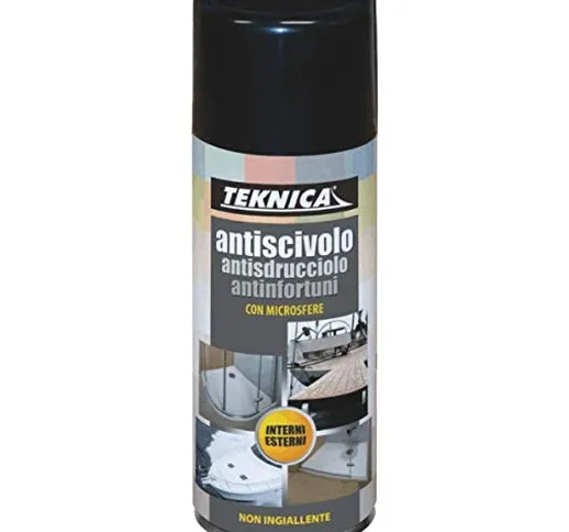 Bomboletta vernice Spray ANTISCIVOLO TRASPARENTE 400ml TEKNICA 17-0055