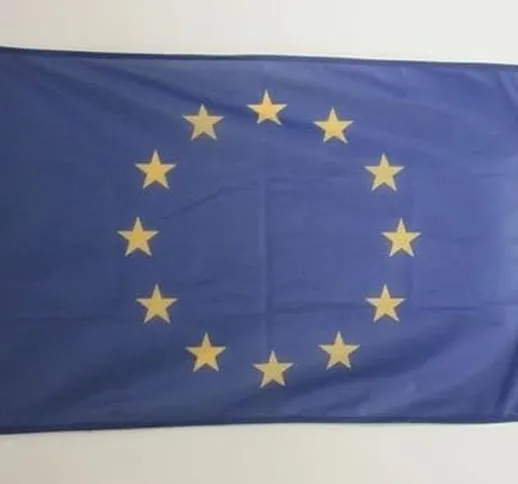 AZ FLAG Bandiera Europa 150x90cm - Bandiera Unione Europea – UE 90 x 150 cm Speciale Ester...