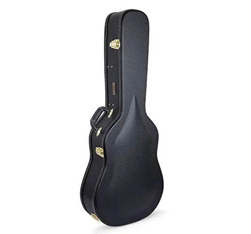 Crossrock Cases CRW600D hard-shell arco top di legno per 6 o 12 corde per chitarra acustic...