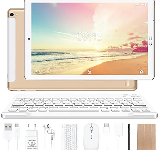 YESTEL Tablet 10 Pollici Tablet Android 11 con 4 GB RAM + 64 GB ROM - WiFi | Bluetooth | G...