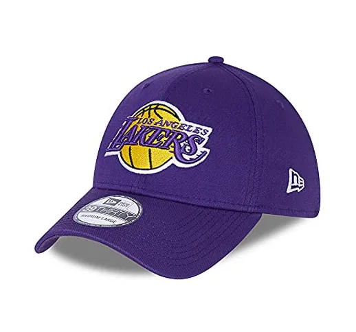 New Era NBA Los Angeles Lakers Core 39THIRTY Stretch Fit cap, Größe:S/M