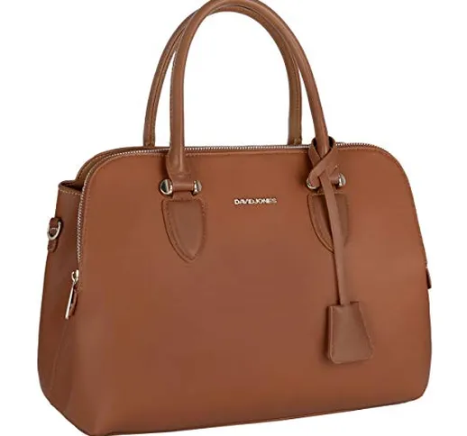 David Jones - Borsa a Mano Bugatti Elegante Donna - Borsa a Tracolla Spalla PU Pelle Molte...