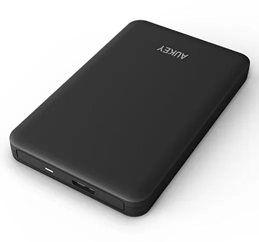 AUKEY Case Esterno per Disco Rigido 2.5" USB 3.0 con UASP Case Hard Disk Esterno per 7 e 9...