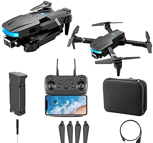 Drone con fotocamera 4K HD video in tempo reale pieghevole telecomando quadcopter adatto p...