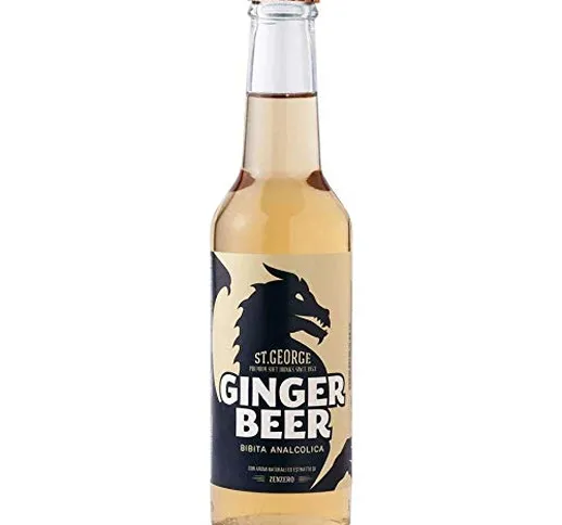 Ginger beer Bibita analcolica con estratto naturale di zenzero, Confezione da 6 x 27,5 cl