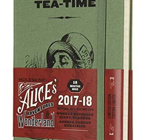 (modello precedente) - Moleskine Alice nel Paese delle Meraviglie Tea-Time Agenda Settiman...