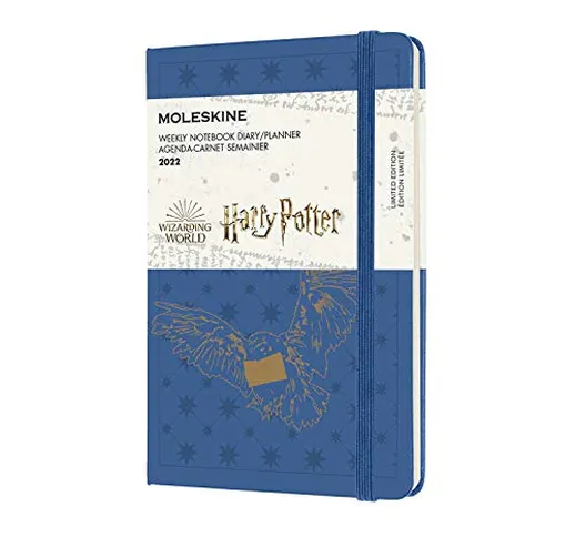 Moleskine, Agenda Settimanale 2022, Edizione Limitata Harry Potter Civetta, 12 Mesi, Weekl...
