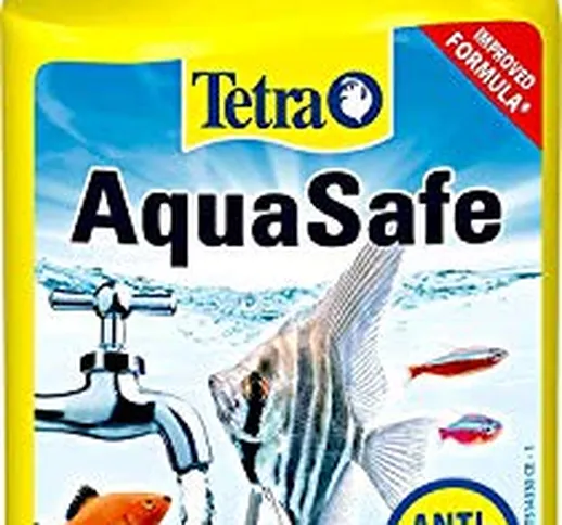 Tetra AquaSafe, Rende l'Acqua del Rubinetto Sicura, Neutralizza le Sostanze Dannose per i...