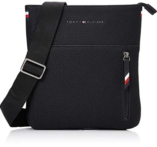 Tommy Hilfiger Essential Crossover, Borsa Uomo, Nero (Black), 1x1x1 centimeters (W x H x L...