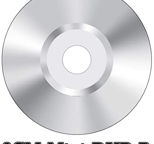 100 x mini 8 cm DVD-R videocamera disco bianco per videocamera (4 x 30 min 1,4 GB)