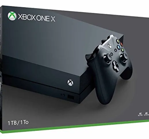 Microsoft - Xbox One X 1TB Console with 4K Ultra Blu-ray - Black