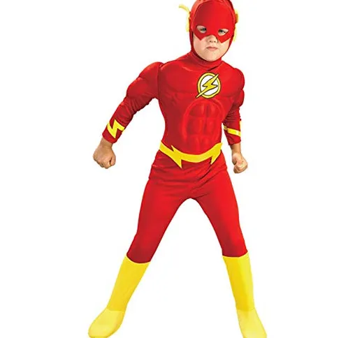 MIAOXI Vestito Muscolare per Bambini Costume da Tuta Flash Costume da Spettacolo di Hallow...