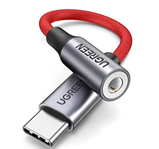 UGREEN Adattatore USB C a 3,5 mm DAC Aux per Cuffie Auricolare Adattatore Jack USB C Compa...