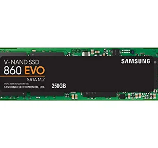 Samsung - Ssd 250 gb serie 860 evo m. 2 interfaccia sata iii 6 gb/s stand alone