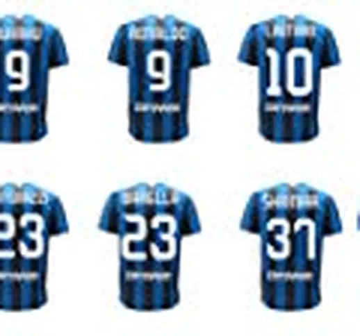 Maglia Inter Ufficiale Rosa Giocatori 2019 2020 Internazionale Adulto Bambino Nome e Numer...