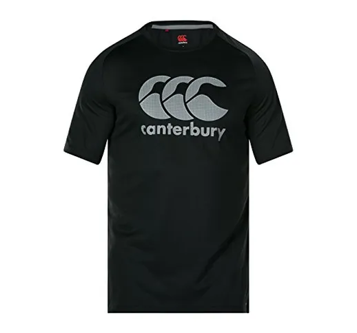 Canterbury, VapoDri Large Logo Training, T-shirt, Uomo, Nero, S