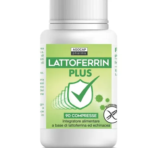 Lattofferina pura, 90 compresse | con Echinacea | Rinforza il sistema immunitario | Lattof...