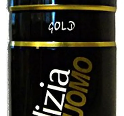Malizia Set 12 Deodorante Uomo Gold 150 Ml. Spray Cura del Corpo, Multicolore, Unica