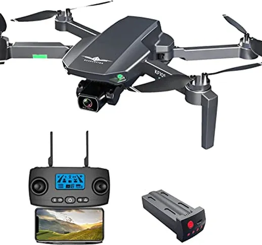 4K Drone con GPS Telecamera,Brushless per Evitare Ostacoli, Posizionamento del Flusso Otti...