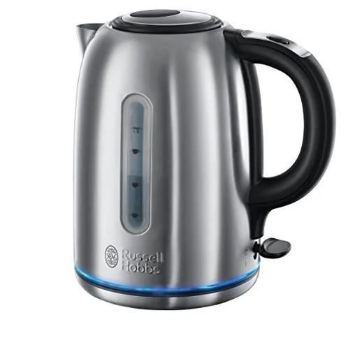 Russell Hobbs Buckingham 20460-70 Bollitore, Anello luminoso che si accende durante l'ebol...