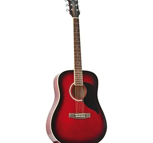 Eko Ranger 6 RED SBT chitarra acustica folk classic tavola abete