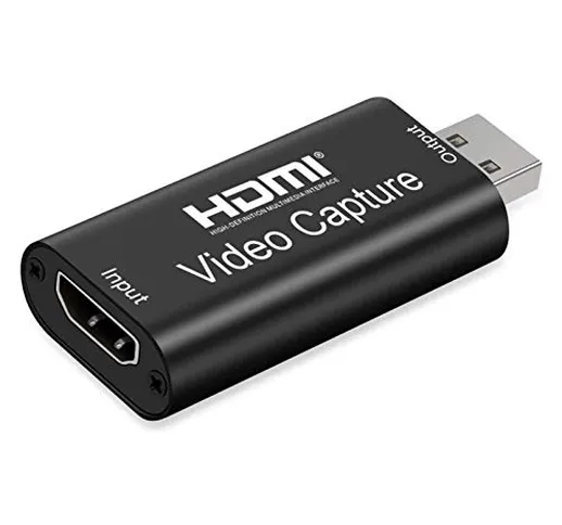 GZW-Shop Schede di acquisizione Video Audio su USB 2.0 Registrazione HDMI Full HD 1080p 60...