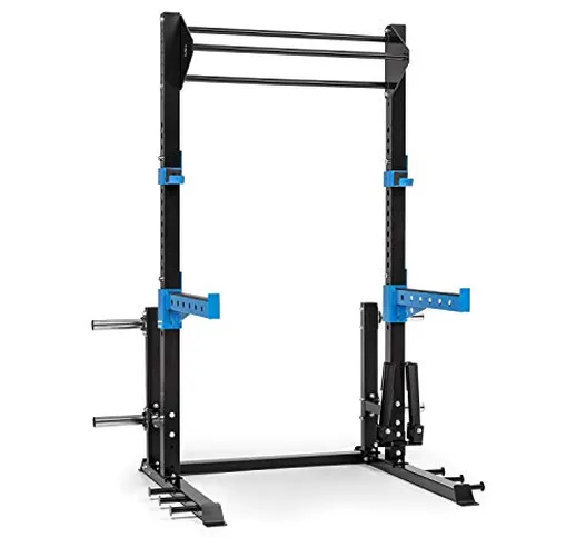 Capital Sports Amazor Eco - Half Rack, Safety Spotter: Max. 400 kg, J-Cup: Max. 350 kg, As...