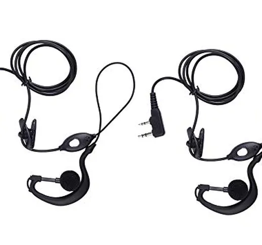 Mengshen® Baofeng Auricolare Cuffie Headset Earphone for Walkie Talkie Two Way Radio BF-88...
