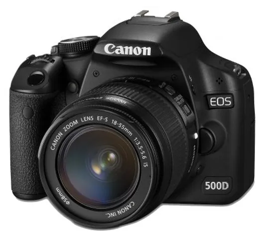 Canon EOS 500D SLR Fotocamera Digitale Reflex 15,1 Megapixel) + Kit EF-S 18-55mm IS e EF-S...
