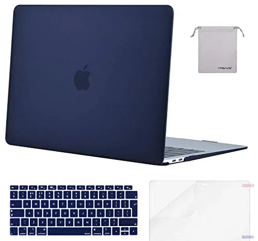 MOSISO Custodia Rigida Compatibile con 2019 2018 MacBook Air 13 Pollici A1932 con Display...