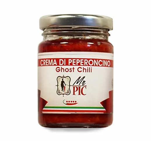 Crema di peperoncino Ghost Chili (90 g) - PICCANTEZZA ATOMICA - Mr PIC: il Peperoncino Tos...
