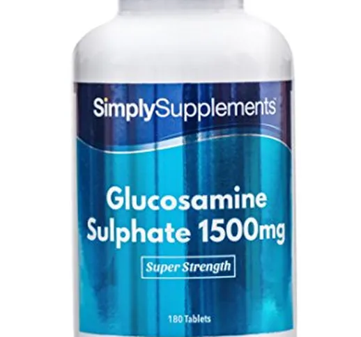 Glucosamina solfato 1500 mg - 180 compresse - 6 mesi di trattamento - SimplySupplements