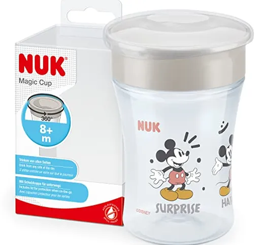 NUK Magic Cup bicchiere antigoccia | Bordo anti-rovesciamento a 360° | 8+ mesi | Senza BPA...