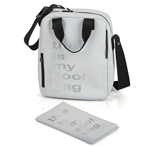 Be Cool Papa Bag – Borsa fasciatoio bianco