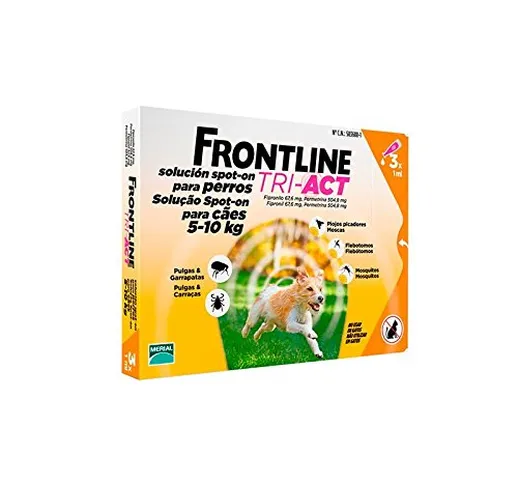 Frontline Tri-Act 5-10kg 3 Pipette x1ml