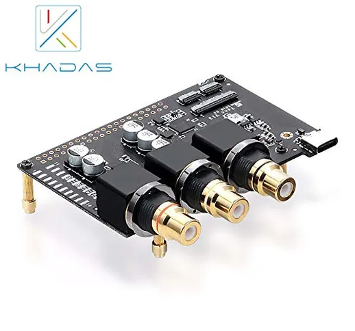 Khadas Tone Board DAC USB ad alta risoluzione basato su chip ES9038Q2M a 32 bit Scheda aud...