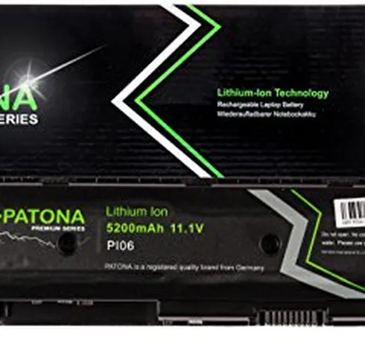 Patona Premium batteria del computer portatile (5200mAh) compatibile con HP Pavilion Serie...
