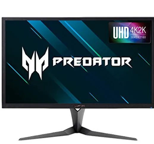 Predator X27P Monitor Gaming G-SYNC ULTIMATE da 27", Display 4K Ultra HD (3840x2160), 144...