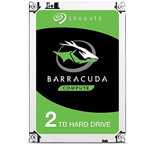 hard disk Seagate Barracuda interno per PC desktop, NAS (8,9 cm (3,5 pollici), 64 MB di ca...