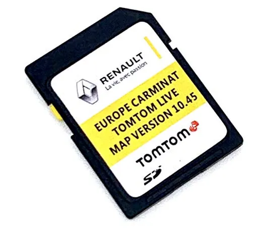 Ultima scheda SD per Renault Tom Tom Live Carminat 2020/2021 scheda SD Sat Nav Map Update...