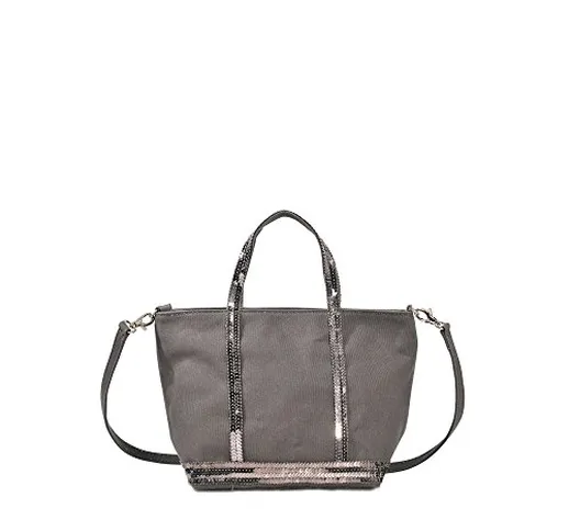 Vanessa Bruno Baby Cabas - Borse Tote Donna, Grigio (Anthracite), 9.5x17x26 cm (W x H L)