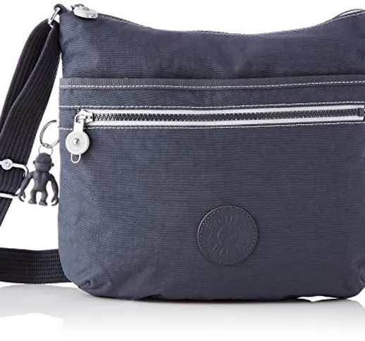 Kipling ARTO, Borse a Tracolla Donna, Ardesia Grigia, Taglia Unica