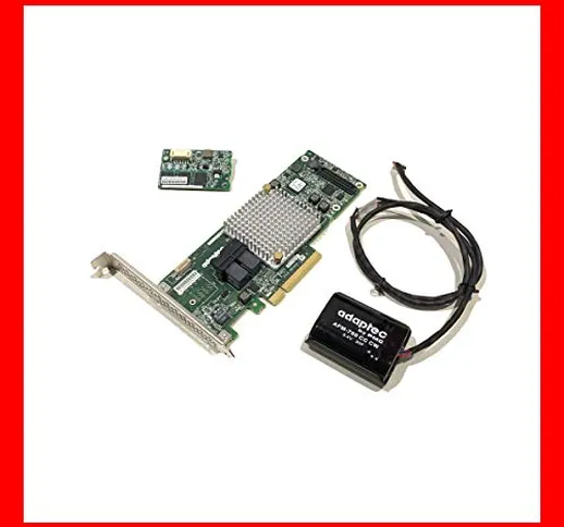 Adaptec Microsemi ASR 8805 2277500 R Raid HBA Card Storage Controller SATA SAS 12 Gbps wit...