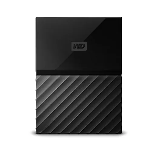 WD 2TB My Passport Hard Disk Esterno Portatile, USB 3.0, Nero - WDBYFT0020BBK-WESN
