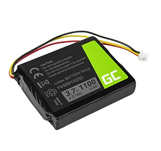 Green Cell ® F650010252 F709070710 Batteria per navigazione GPS TomTom NVT2B225 One Europe...